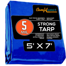 COMFITWEAR Standard Poly Tarp Reinforced Edge Grommet Multi-Purpose Tarp - $11.11 CAD+