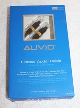 Auvio 6&#39; Optical Audio Cable 15239 ~ Patch Cord ~ New in Box - £7.85 GBP