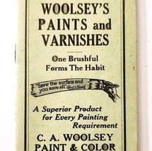 1932 Woolsey&#39;s Paint &amp; Varnish Mini Grid Notebook Booklet With Calendar ... - $557.81 MXN