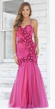 BLUSH PROM BERRY PINK 4 MERMAID LONG PROM PAGEANT FORMAL DRESS 9335 NWT ... - $256.78