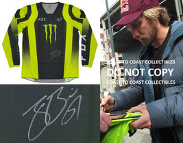 Justin Barcia Supercross Motocross signed Monster Jersey COA proof autographed - £272.55 GBP