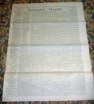 Lancaster, New Hampshire Gazette Newspaper - January 26, 1886 - £15.54 GBP