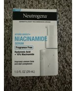 Neutrogena Hydro Boost+ Niacinamide Serum - Fragrance Free 1.0 oz 29 mL NEW - $16.72 CAD