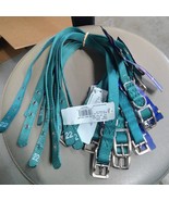 Hamilton Products 3/4” Teal Nylon Dog Collar 22” Deluxe Buckle - Bag of 12 - £47.25 GBP