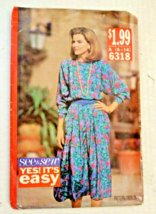 Vintage See &amp; Sew Butterick 6318 Dress w/Raglan Sleeves Size 6-14 Sewing Pattern - £4.12 GBP