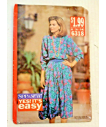 Vintage See &amp; Sew Butterick 6318 Dress w/Raglan Sleeves Size 6-14 Sewing... - £4.12 GBP