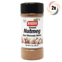 2x Shakers Badia Ground Nutmeg Seasoning | 2oz | No MSG! | Nuez Moscada Molida - £13.53 GBP