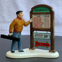 Dept 56 A Pool Tournament at Sharky's Snow Village Christmas Accessory - 2006 - $29.70