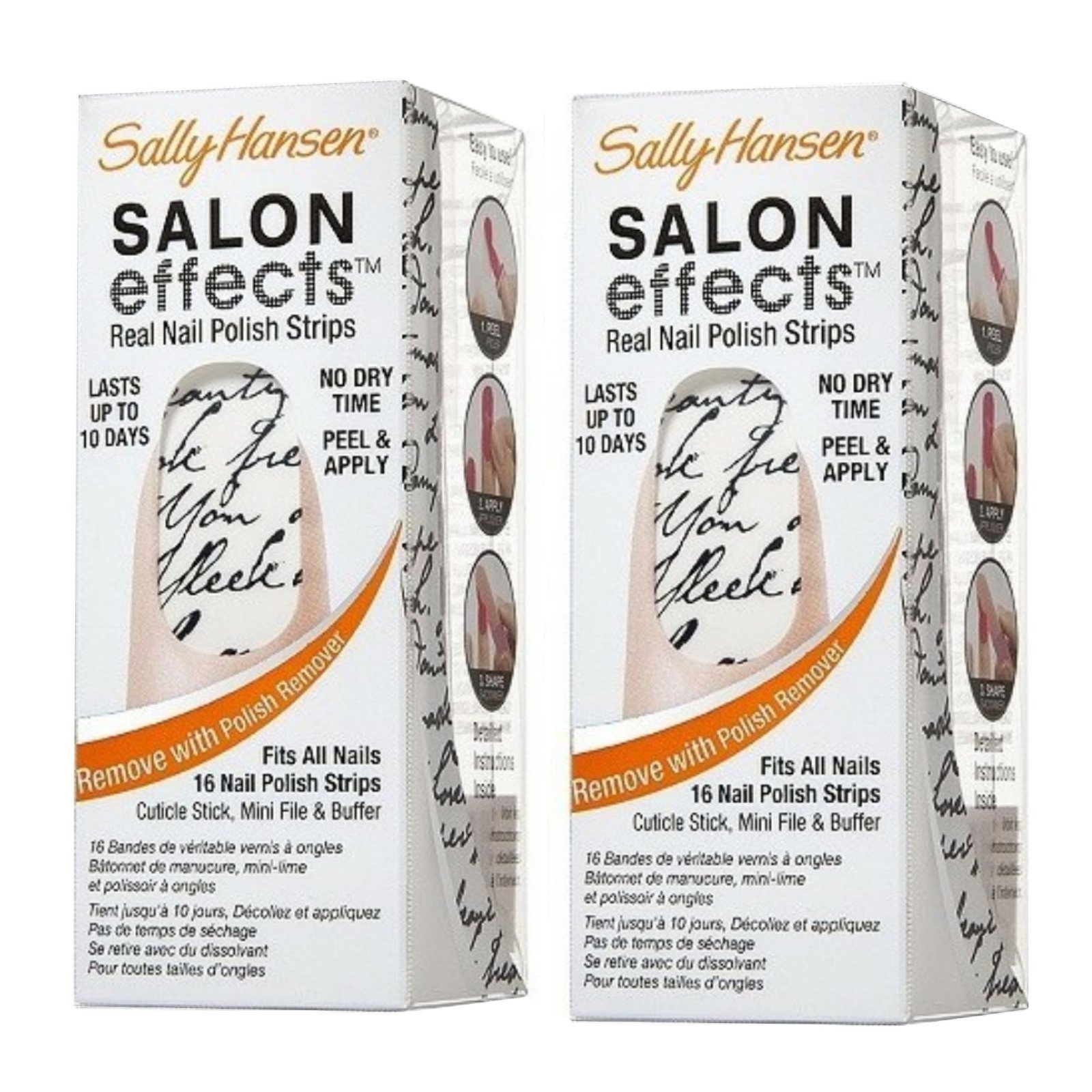 Sally Hansen Salon Effects Real Nail Polish Strips, Love Letter, 2 Pack - $19.59