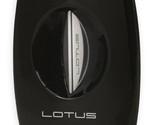 Lotus Jaws Serrated V-Cut Cigar Cutter Glossy Black &amp; Black Matte - CUTV101 - $35.63