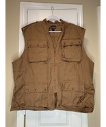 Eotac Men&#39;s Operator Grade Workwear Hunting Canvas Button Vest XL - £16.20 GBP