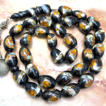 Antique big 33 Prayer Beads Yemen yemeni Natural Black Coral Yusr يسر مكاوي - £393.48 GBP