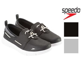 Speedo Women&#39;s Port Black or Grey Lightweight Breathable Water Boat Shoes NEW - £10.34 GBP+