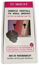 Simple TV Wall Mount, Studless for Drywall, 19-100&quot; TVs up to 150 lbs - $20.36 CAD