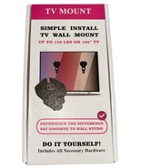 Simple TV Wall Mount, Studless for Drywall, 19-100&quot; TVs up to 150 lbs - $20.36 CAD