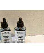 Bath &amp; Body Works Water Lily Springs Wallflower Plug In Bulb Refill 2 Pi... - $19.79