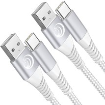 Usb Type C Cable 6Ft 2Pack Fast Charging Cable Usb C Charger Phone Cord For Sams - £12.78 GBP