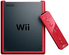 Red (Revised) Nintendo Wii Mini Console With Mario Kart Wii. - £134.96 GBP