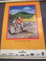 Steamboat Motorcycle Week Poster 1998 Colorado - $78.30