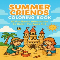 Coloring Book – 30 Fun Beach Scenes for Kids download - $6.00