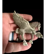   Vintage pewter figurine of the mythical winged horse, Pegasus, Miniatu... - $10.00