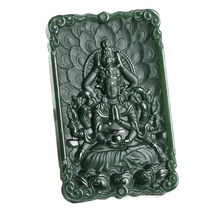  Thousand Handed Guanyin Pendant Guanyin Universal Living Buddha Jade Pe... - $40.00
