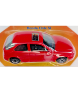 Maisto Die Cast Mid &amp; Late 1990&#39;s Honda Civic Si Red Hatchback, New on C... - $59.24