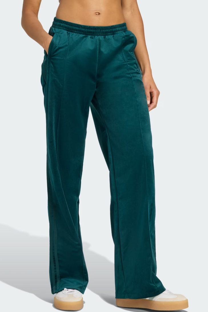 adidas Originals Adicolor Velour Track Pant Women&#39;s Casual Pants AsiaFit... - $127.71