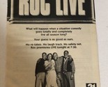 Roc Live Tv Guide Print Ad Charles S Dutton TPA15 - £4.63 GBP