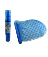 Blue Bathroom Tub &amp; Bathmat Premium PVC Suction Anti Slip 15&quot; x 27&quot; Bath... - $17.46 CAD