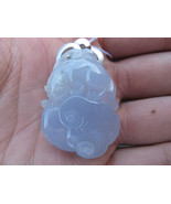 Natural Jade Ruyi Peanut Lucky Mouse Rat Authentic Purple Grade A Jade 1... - £438.93 GBP