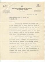 Rosenthal China Corp. Letterhead 5th Avenue New York 1938 - $21.78