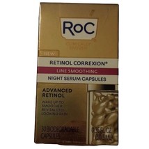 ROC Retinol Correxion Line Smoothing Night Serum Capsules Advanced 30 Ca... - $16.00