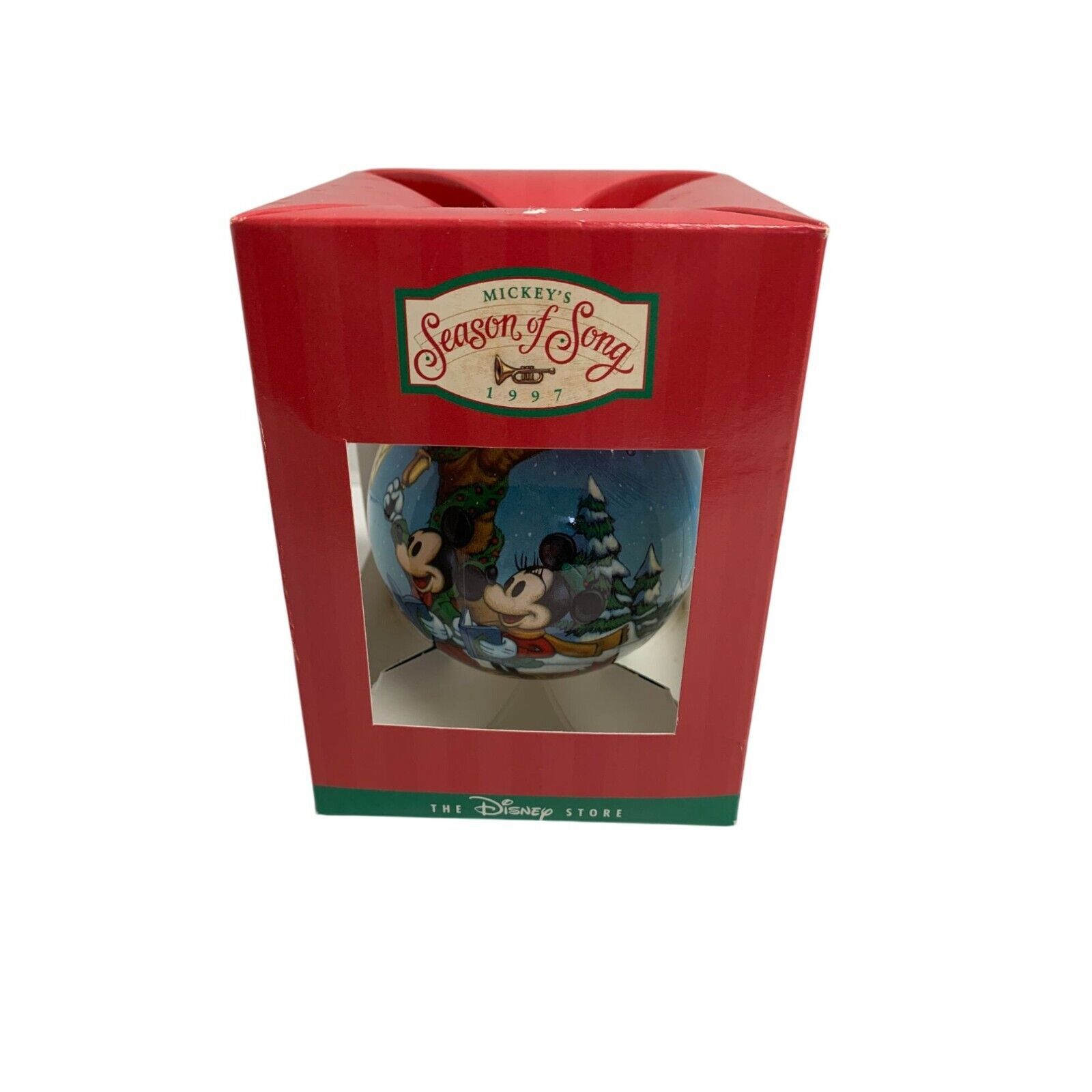 Mickey Season OF Song Disney Store Ornament 1997 Vintage donald mickey Mouse Chr - $17.81