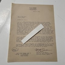 Antique Letter Justice Of the Peace Beaumont Texas W.G. Turner 1935 - $655.75 MXN