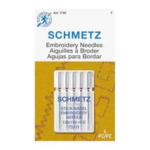 SCHMETZ Embroidery Sewing Machine Needles - Precision Needles, Size 75/11, 5-Nee - $13.80