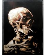 Ebros 10 Inch Van Gogh - Skeleton with Cigarette Wall Art Decoration - $821.16 MXN
