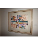 MID CENTURY MODERNIST ABSTRACT &quot;RARE&quot; ARTIST PROOF LITHOGRAPH JOSEPH COX... - $8,446.95 MXN