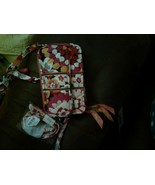 VERA BRADLEY ALL IN ONE CROSSBODY WRISTLET &amp; LANYARD IN PIXIE BLOOMS NWT - £32.88 GBP