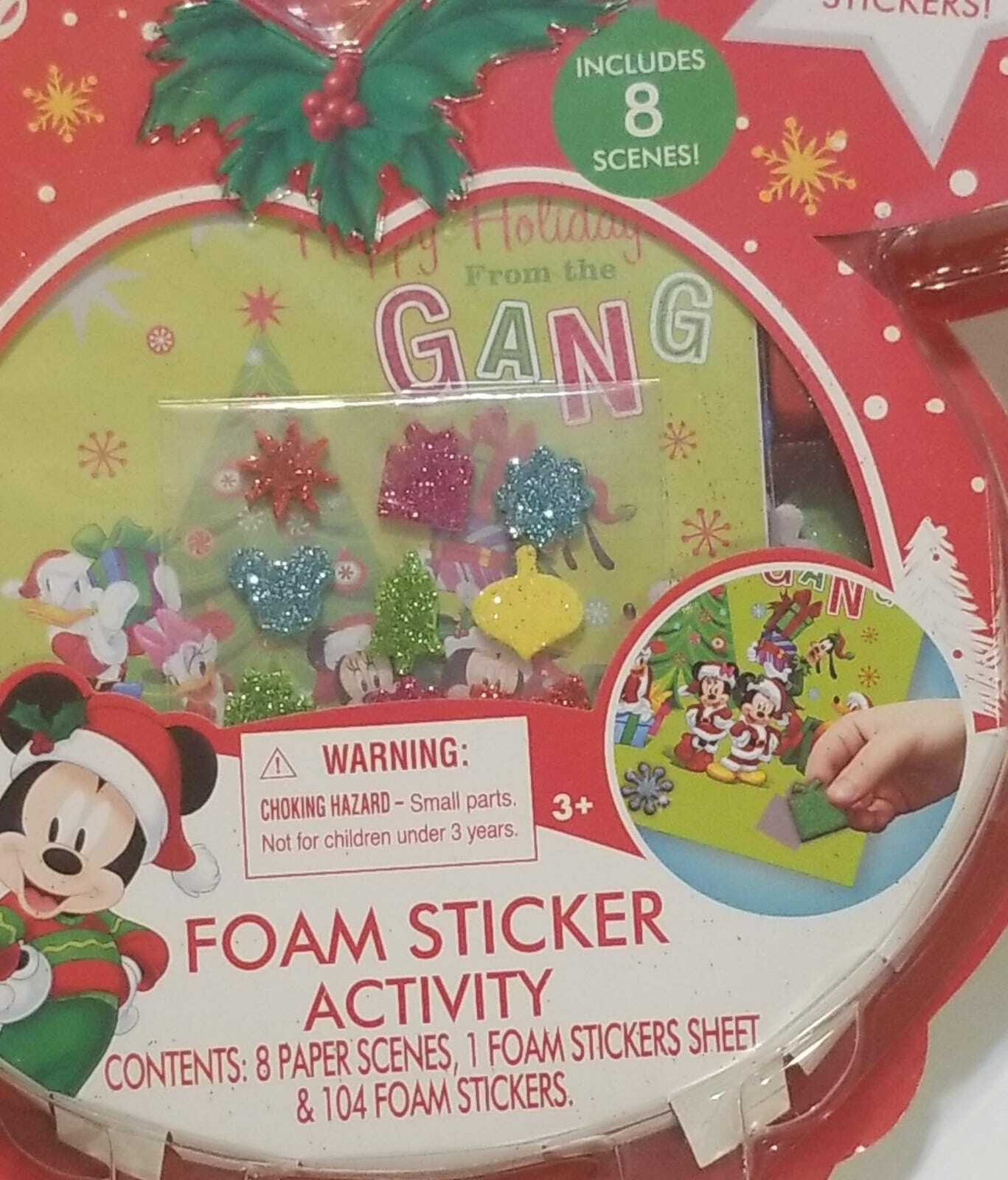 Disney Mickey And Minnie Mouse Foam Sticker Exercise Youngsters (LOC C-10) Item image 2