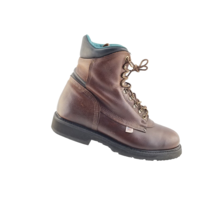 Carolina Boots Mens Hi Sarge Soft Toe Work Leather Amber Gold Brown Sz 1... - $73.40