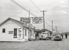 Vintage Photo Reproduction Roadside stand U.S. Highway 80 Texas Dallas Area - £10.78 GBP