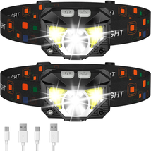 Headlamp Flashlight, 1200 Lumen Ultra-Light Bright LED Rechargeable Headlight wi - £29.20 GBP