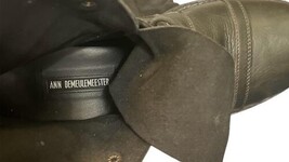 Ann Demeulemeester Black Leather Lace Up Boots IT 40 Italy Women Box Dust Bag image 8