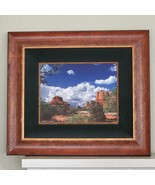 Vintage Sedona View Arizona Photograph Signed Elaine 21x24 Framed - $2,317.62 MXN