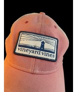 Vineyard Vines Hat Lighthouse Patch Pink White Adjustable Mesh Cap Hat V... - $383.44 MXN