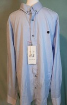 Collezione Luxury Mens Size 2XL XXL Slim Button Down Shirt Light Blue - £11.00 GBP