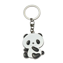 alloy creative cute cartoon panda keychain - £11.00 GBP