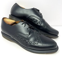 Dr Martens Mens Ally Black Leather Derby Creeper Sz 12 Pointed Dress Win... - €68,22 EUR