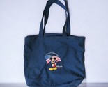 Walt Disney World Vintage  Mickey Mouse Canvas Tote Bag American Dream C... - £14.12 GBP